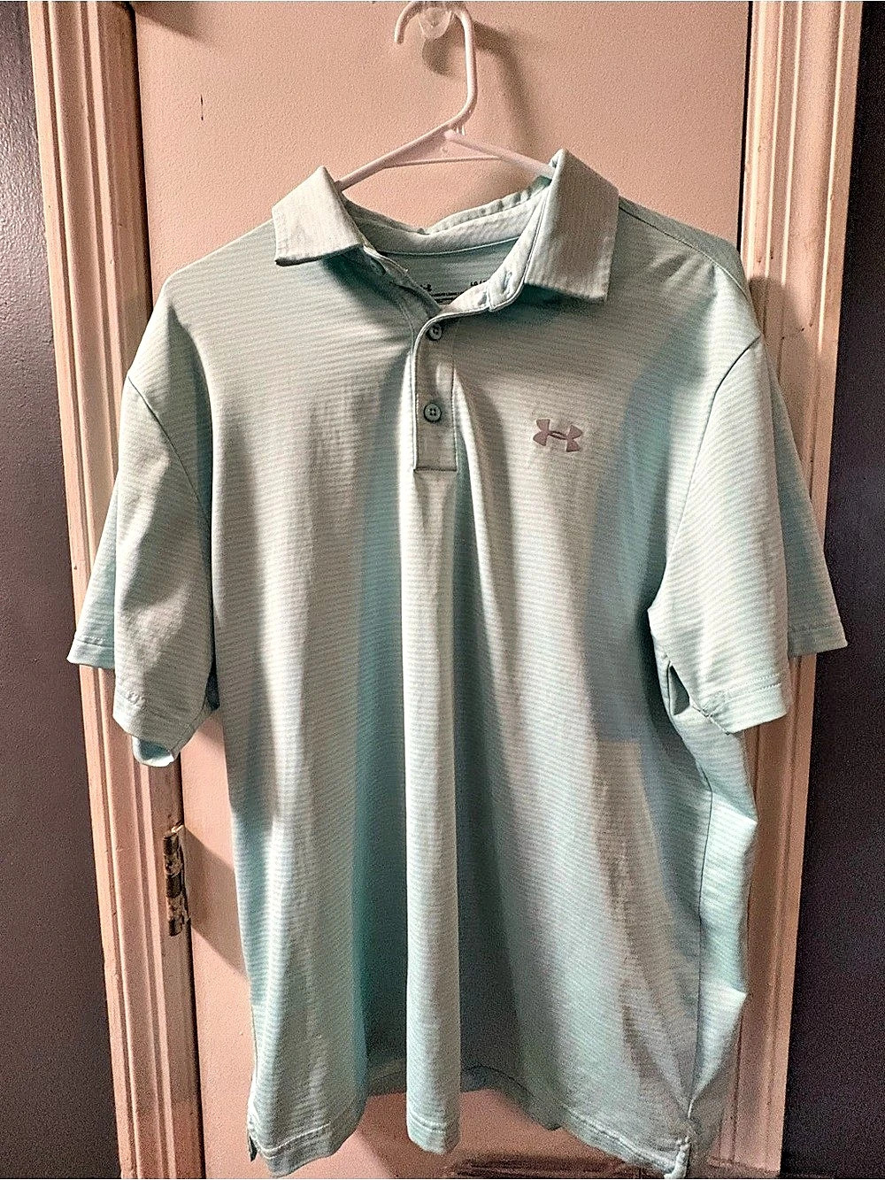 Under Armour HeatGear polo in Green Size Large